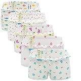 JIEYA 3パックまたは5パックの赤ちゃん少女下着パンツ (140(4～5歳 ), 5 枚組)