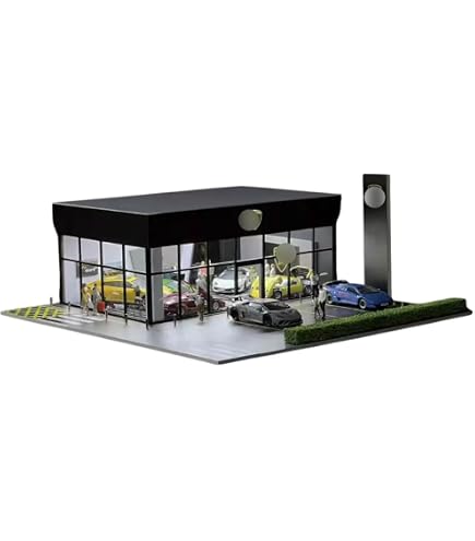 新発売 G-FANS 1/64 豆腐店 ジオラマ　駐車場付き　（LED付き） Amazon | G-Fans 1/64 ストリートジオラマ 710039 藤原豆腐店 LED