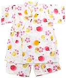 putty(プッティー)ほたる柄 甚平スーツ上下 100cm オフホワイト 720944 サザンクロス 日本製 綿100% トドラーサイズ