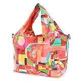 さくらスリングトートバッグ【Made in Tokyo】大容量収納デザイントートバッグ・荷物負荷軽減デザイン幅広ハンドル (ローズ) SST-001