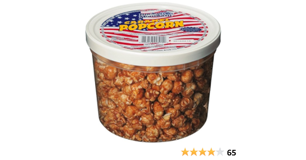 Amazon エスビーグローバル キャラメルポップコーンバケツ 225g エスビーグローバル ポップコーン 通販