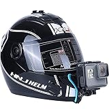 IIKisan 顎マウント GoPro用 アクセサリー オートバイヘルメット用下顎ストラップマウント アゴマウント バイクヘルメット顎マウント ヘルメットチンホルダー GoPro hero 12/11/10/9/8/7/6/5/4 、SJCAM Gopro session などに対応 Vlog撮影必要