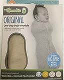 Woombie Original One-Step Baby Swaddle - Easy To Use Natural Approach to Swaddling - Stretchy But Sn