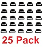25 pack-black-6 X 6フェンスポストプラスチックcap- ( 5 5 / 8 x 5 5 / 8 )圧力扱われ木製Made in USA