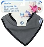 Bumkins Waterproof Bandana Bib, Gray, 0-9 Months by Bumkins [並行輸入品]