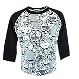 ドラえもん DORAEMON 長袖Tシャツ ロンT fo-ntdr 110cm 総柄黒