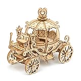 つくるんです® 日本語説明書付 3D ウッドパズル TG302 馬車