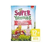 スーパーYummies梨＆ベリー餅の40グラム (Cow & Gate) (x 4) - Super Yummies Pear & Berries Rice Cakes 40g (Pack of 4)