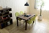 テーブル　つくえ　食卓　ダイニングテーブル【4人がけサイズ】 　カラー：ブラウン