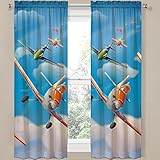 Disney Planes Window Panels / Curtains / Drapes - Set of 2 [並行輸入品]