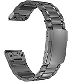 Amazon | GARMIN QuickFit F6 22mm Carbon Gray DLC Titanium 010
