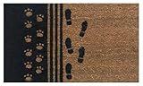 High Quality 120861729 Man's Best Friend Doormat, 17 x 29 x 0.60, Multicolor