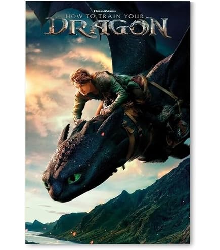 Amazon.co.jp: 映画ポスター ヒックとドラゴン 3 4（40x60)[並行輸入品