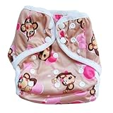 Reusable Waterproof Cloth Diaper Cover /Adjustable One-size 8-35LB/ PUL (3349) by Ecoable