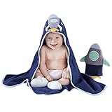 ベビーアスペン Baby Aspen 男の子用コスモな宇宙飛行士のハッピーバスタイム 豪華3点セット（ギフト用ディスプレイ入り）［並行輸入品］