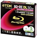 TDK 録画用ブルーレイディスク BD-RE DL 50GB ホワイトワイドプリンタブル 5枚パック BEV50PWA5S