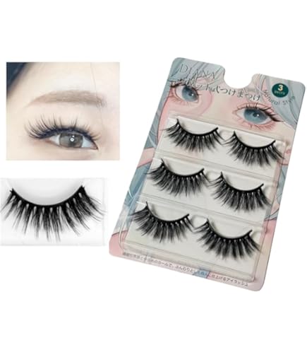 Amazon | MISSIN マグネット アイラッシュ つけまつげ 5ペア 自然 濃密