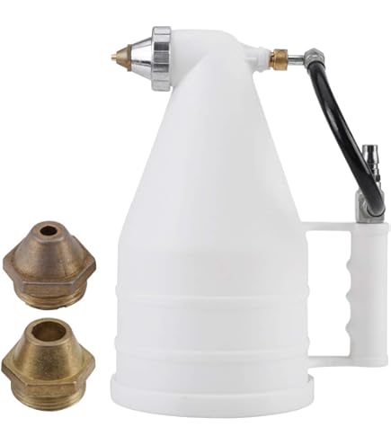 リシンガン ノズル6種付 重力式 エア 建築塗装用 カプラーなし エアー スプレーガン 3.5L 外壁 吹付 塗装 モルタル スタッコ セメント エアー 建築塗装用 リシンガン 3.5L 外壁 吹付