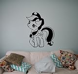 Cartoon Pony壁デカールMy Little Ponyビニールステッカー壁アート装飾子供の子供部屋アイデア女の子ルームインテリア寝室リムーバブルデザイン6 ( MLP )