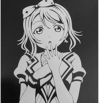 Amazon 痛車ラブライブサンシャイン 渡辺 曜 カッティングステッカーlovs 05w アニメ 萌えグッズ 通販
