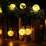 FLOVEME LED 30球6m ledイルミネーションライト ストリングライト イルミネーション 屋外 防水 発光モード パーティー 新年 結婚式 クリスマスなどの祝日用 光センサー内蔵 自動ON