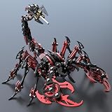 QUXOZHLU 立体パズル、3dパズル ミニチュア キット サソリのDIY模型 大人向け 手作りキット 大人向け 知育玩具 飾り物 3d立体パズル 誕生日 ギフト 組み立てキット 3d金属モデルキット
