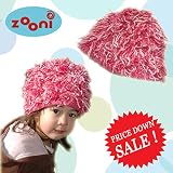 Zooni(ズーニ) ふわふわもこもこ ニット×フリース帽子 Pretty n' Pink S(6～12M)