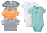 Carter's Baby Boys' 5 Pack Bodysuits (Baby) - Asst-Boys 2 - Assorted-ST - 12 Months [並行輸入品]