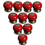 Ceramic Drawer Pull Knobs Red Lsgoodcare Pumpkin Ceramic Cabinet Pull Knobs Door Pull Handle Cupboar