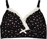 アビックス マミールナ アンダーがらくちんなブラトップ(ランダムドット) M ブラック ベア天竺 340119