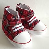 BABY ROYAL STEWART BASEBALL STYLE BOOTS/BOOTIES (18-24 Months) by TARTAN TWEEDS