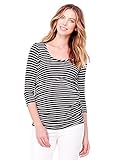 Ingrid & Isabel Women 's Maternity Stripe 3 / 4 Sleeve Shirred Top US サイズ: M