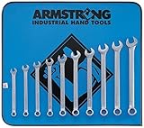 Armstrong 52-677 12 Point Metric Satin Finish Long Combination Wrench Set, 10-Piece [並行輸入品]