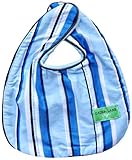 Caden Lane Luxe Collection Bib Set, Pinstripe Boy, 2-Count by Caden Lane