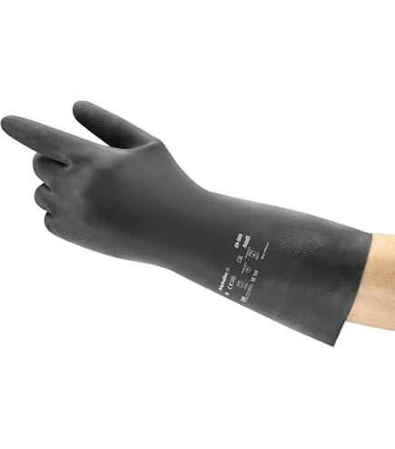 Amazon.co.jp: [Ansell] アンセル 耐薬品 化学防護 手袋 JIS T 8116