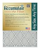 Accumulairゴールド20 x 25 x 0.5（19.5 X 24.5 X 0.5 ) MERV 8エアフィルタ/ Furnaceフィルタ（4パック）