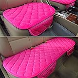 Sedeta 3PCSシルクベルベット自動車インテリアカー自動車フロントリアシートプロテクターカバークッションマットインテリアベビー用 カーシートクッションカバーショップ カーシートカバークッション 