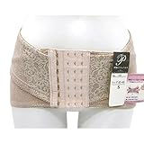 ジャガード骨盤ベルト (S, ベージュ)