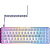 FnaticGear STREAK65 LP WHITE US テンキーレス US配列 68キー ゲーミングキーボード KB0006-005 KB738