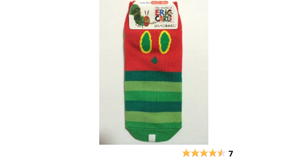 Amazon Co Jp はらぺこあおむし ソックス フェイス 服 ファッション小物