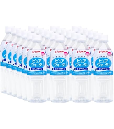 Amazon.co.jp: ピジョン 赤ちゃんのピュアウォーター ラベルレス 500ml