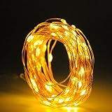 EOTW【2点セット】イルミネーションライト 100LED 10M ストリングライト ソーラー充電式 電飾 ジュエリーライト ワイヤーライト 8点灯モード IP65防水 店舗ディスプレイ キャンプ ア