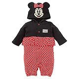 着ぐるみ長袖コンビドレス（ミッキー/ミニー） 【新生児50-60cm】　ミニー