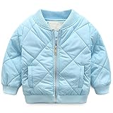 LJYH ボーイズ保暖コート防寒防風ジャケット男の子綿入れ中綿コート　オレンジ　スカイブルー　ダークブルー　ブラック　90-130cm