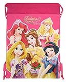 ゆうパケット配送 ディズニープリンセス　ジムバッグ　ローズNP9351b【ナップザック　キャラクター　グッズ　インポート】【即日・翌日発送】