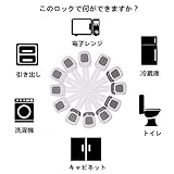 JTENG ベビーガード 指はさみ防止 ドアロックストッパー 6個セット