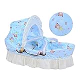 Decdeal 多機能 ポータブル ベビーベッド バシネット付き 新生児ベッド