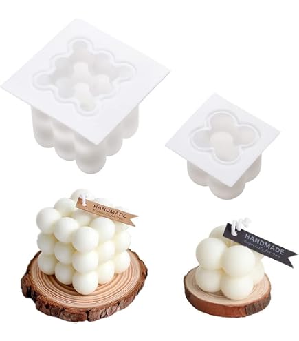 Amazon.co.jp: キャンドル用シリコンモールド 3個セット - DIY 