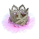 Perfk ベイビーガール　お祭り　肌触りの良い　ヘッドバンド　花冠　パーティー　写真　小道具　全２色 - ゴールド