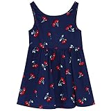 Domybest 子供服 スカート 女の子 プリンセスドレス 可愛い 春 夏 ノースリーブ 花柄 柔らかい ベビー プレゼント